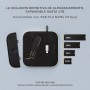 SATECHI Mac Mini M4 Hub con Soporte, Carcasa SSD NVMe, Mac Mini M4 Dock en Aluminio, 2 USB-A 3.2 10 Gbps, 1 USB-A 480 Mbps,