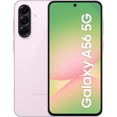 Samsung Galaxy A56 5G 256GB, Teléfono Móvil, 8GB RAM, 50MP Cámara, Rosa, Garantía del Fabricante 3 Años + 1 Año Extra
