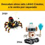 LEGO Creator 3 en 1 Robot Espacial Transformable en Maqueta de Cohete de Juguete y Figura de Perro, Juego de Ciencia, Regalo
