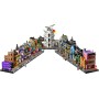 LEGO Harry Potter Tiendas Mágicas del Callejón Diagon Maqueta para Adultos y 12 Micro Figuras de Colección, Autobús Noctámbulo,