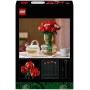 LEGO Botanical Ramo de Rosas Rojas, Regalo para el Día de la Madre, Flores Artificiales para Decoración del Hogar, Maquetas para