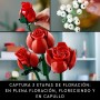 LEGO Botanical Ramo de Rosas Rojas, Regalo para el Día de la Madre, Flores Artificiales para Decoración del Hogar, Maquetas para