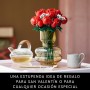 LEGO Botanical Ramo de Rosas Rojas, Regalo para el Día de la Madre, Flores Artificiales para Decoración del Hogar, Maquetas para