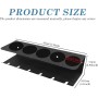 WIYETY Soporte para botellas de spray, estante de pared, soporte para latas de aerosol, estante de almacenamiento, soporte para