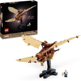 LEGO Icons Máquina Voladora de Leonardo da Vinci Maqueta para Adultos de Ornitóptero, Regalos para Hombres y Mujeres Amantes de