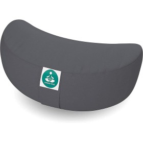 Present Mind Cojín de Meditación y Yoga Media Luna – Funda de algodón Lavable