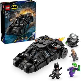 LEGO DC Batman: Tumbler de Batman vs. Two-Face y The Joker Juguete del Caballero Oscuro, Batmóvil y Minifiguras de Superhéroes y