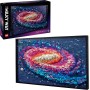 Lego Art Galaxia Vía Láctea Arte Mural y Decoración de Pared para el Salón y Hogar, Regalo por el Día de la Madre, Maqueta para
