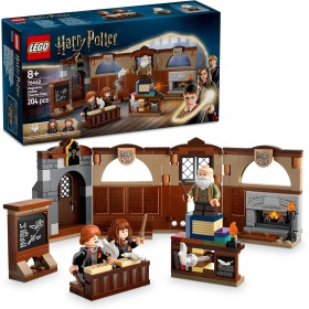 LEGO Harry Potter Castillo de Hogwarts: Clase de Encantamientos Juguete de Película La Piedra Filosofal, Minifiguras de Ron