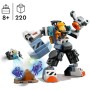 LEGO City Meca de Construcción Espacial, Traje del Espacio, Figura de Robot de Juguete, Regalo para Niños y Niñas de 6 Años o