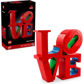 LEGO Art Love Maqueta 3D para Construir para Adultos, Regalo para el Día de la Madre, Letras de Decoración para Casa y