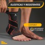 NativoDex Ankle Brace for Stabilizing and Preventing Sprains, Support and Compression for Ankle Injuries, Sports with Custom