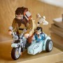 LEGO Harry Potter Viaje en Moto de Hagrid y Harry, Moto Que Rueda con Sidecar de Juguete y Figura de Hedwig, Minifiguras de