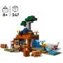 LEGO Minecraft La Expedición a la Mina del Armadillo Juguete de Construcción con Figuras de Araña y Lobo del Videojuego, Regalo