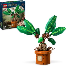 LEGO Harry Potter Mandrágora, Figura Coleccionable de Planta y Maceta como Decoración del Dormitorio y Estantería, Regalo para