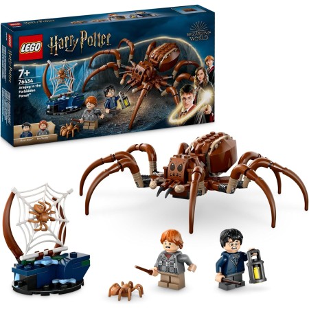 LEGO Harry Potter Aragog en el Bosque Prohibido Juguete de Construcción con Figura de Araña, 2 Minifiguras Inc Ron Weasley,