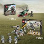 LEGO Star Wars TM Pack de Combate: Soldados Clon de la 501, Juego de Batalla, Vehículo AV-7, Juguete de Construcción para Niños