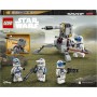 LEGO Star Wars TM Pack de Combate: Soldados Clon de la 501, Juego de Batalla, Vehículo AV-7, Juguete de Construcción para Niños