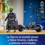 LEGO DC Batman Figura para Construir: Batman y Moto Bat-Pod de Juguete, Figuras de Superhéroes de la Película El Caballero
