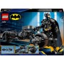 LEGO DC Batman Figura para Construir: Batman y Moto Bat-Pod de Juguete, Figuras de Superhéroes de la Película El Caballero