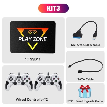 SSD de juegos Retro para Switch/PS5/Xbox/PS4/PS3/PS2/WIIU 80 + emulado