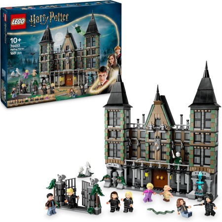 LEGO Harry Potter Mansión Malfoy Juguete de Construcción y Colección, Maqueta de Casa, Regalo para Niños y Niñas de 10 Años o