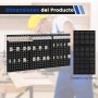 GOPLUS Panel Herramientas Pared, Panel Perforado 3 Piezas con 25 Ganchos, Organizador Herramientas Pared para Brocas y