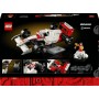 Lego Icons McLaren MP4/4 y Ayrton Senna Minifigura F1, Decoración de Escritorio para Hogar y Oficina, Regalo para Hombres y