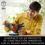 LEGO Icons Martín Pescador, Maqueta para Construir para Adultos, Regalo del Día de la Madre para Amante de los Pájaros,