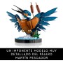 LEGO Icons Martín Pescador, Maqueta para Construir para Adultos, Regalo del Día de la Madre para Amante de los Pájaros,