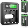 EBL 2800mAh Batería de Mando, LCD Cargador para Batería Mando para Xbox One/One S/One X/One Elite