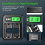 EBL 2800mAh Batería de Mando, LCD Cargador para Batería Mando para Xbox One/One S/One X/One Elite