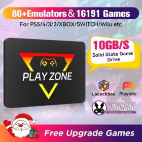 SSD de juegos Retro para Switch/PS5/Xbox/PS4/PS3/PS2/WIIU 80 + emulado