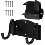 ReachMall 2 ganchos de almacenamiento de acero para montaje en pared, gancho de almacenamiento de carretilla resistente, gancho