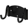 ReachMall 2 ganchos de almacenamiento de acero para montaje en pared, gancho de almacenamiento de carretilla resistente, gancho