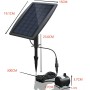 Decdeal BSV-SP025 - Bomba de Agua de Panel de Energía Solar Sin Cepillo para Piscina Jardín Fuentes,9V / 2.5W 200L / H