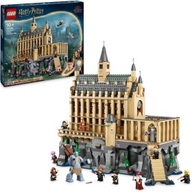 Lego Harry Potter Castillo de Hogwarts: Gran Comedor de la Escuela de Magos de Juguete, 11 Minifiguras Incluidas Hermione