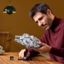 LEGO Star Wars: Una Nueva Esperanza Halcón Milenario Maqueta de Nave Estelar Coleccionable, Construcción Creativa para Adultos,