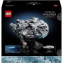LEGO Star Wars: Una Nueva Esperanza Halcón Milenario Maqueta de Nave Estelar Coleccionable, Construcción Creativa para Adultos,