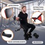 Mobiclinic® fitness, Banco de musculación, Plegable, Soporta 200kg, Asiento y respaldo regulable, Flexfit, Multifunción, Pesas,