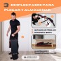 Mobiclinic® fitness, Banco de musculación, Plegable, Soporta 200kg, Asiento y respaldo regulable, Flexfit, Multifunción, Pesas,