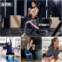 PLEASION Bandas Elasticas Musculacion Fitness, Set de 5 Gomas Elasticas Musculacion Antideslizantes de Tela, Cintas elasticas