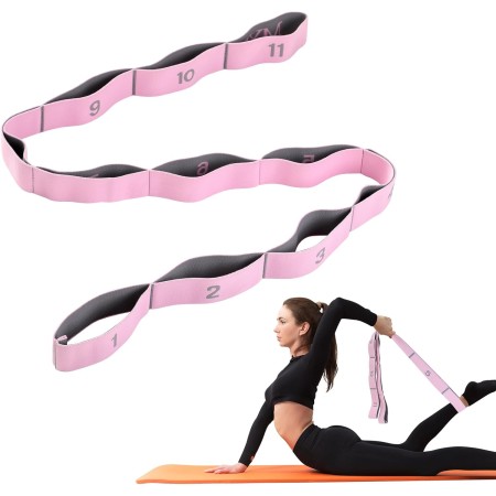 AiQInu Banda de Estiramiento de Yoga
