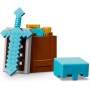 LEGO Minecraft La Patrulla del Desierto de los Maldeanos Divertido Juguete de Construcción con Personajes y Armas del