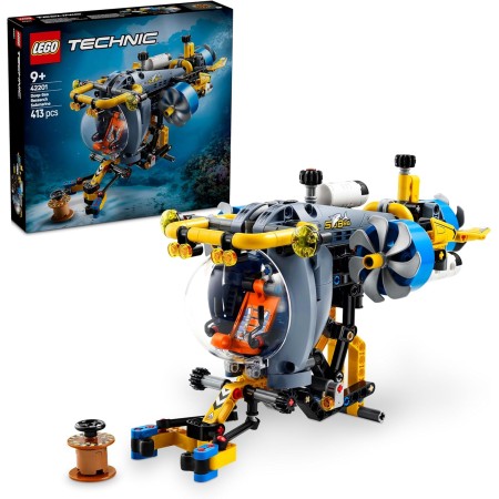 LEGO Technic Submarino de Aguas Profundas de Juguete de Construcción, Vehículo de Exploración del Mundo Marino, Regalo