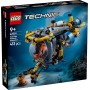 LEGO Technic Submarino de Aguas Profundas de Juguete de Construcción, Vehículo de Exploración del Mundo Marino, Regalo