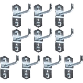 FUANA Hanging Solutions - Diez ganchos de pared inclinados fiables para organizar herramientas