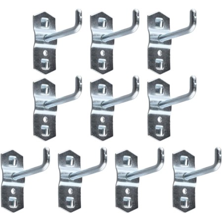 FUANA Hanging Solutions - Diez ganchos de pared inclinados fiables para organizar herramientas