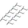 FUANA Hanging Solutions - Diez ganchos de pared inclinados fiables para organizar herramientas