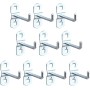 FUANA Hanging Solutions - Diez ganchos de pared inclinados fiables para organizar herramientas